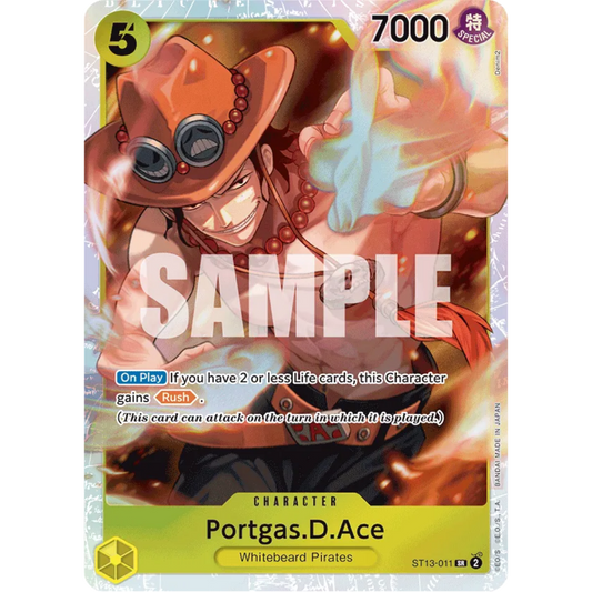 Portgas.D.Ace (011) (ST13-011) - Ultra Deck: The Three Brothers Foil
