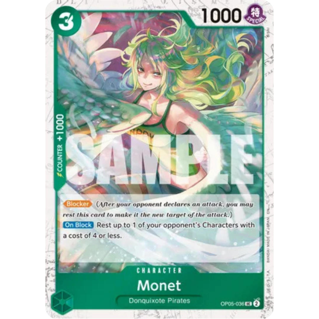 Monet (Pirate Foil) (OP05-036) - Premium Booster -The Best- Vol. 2 Foil