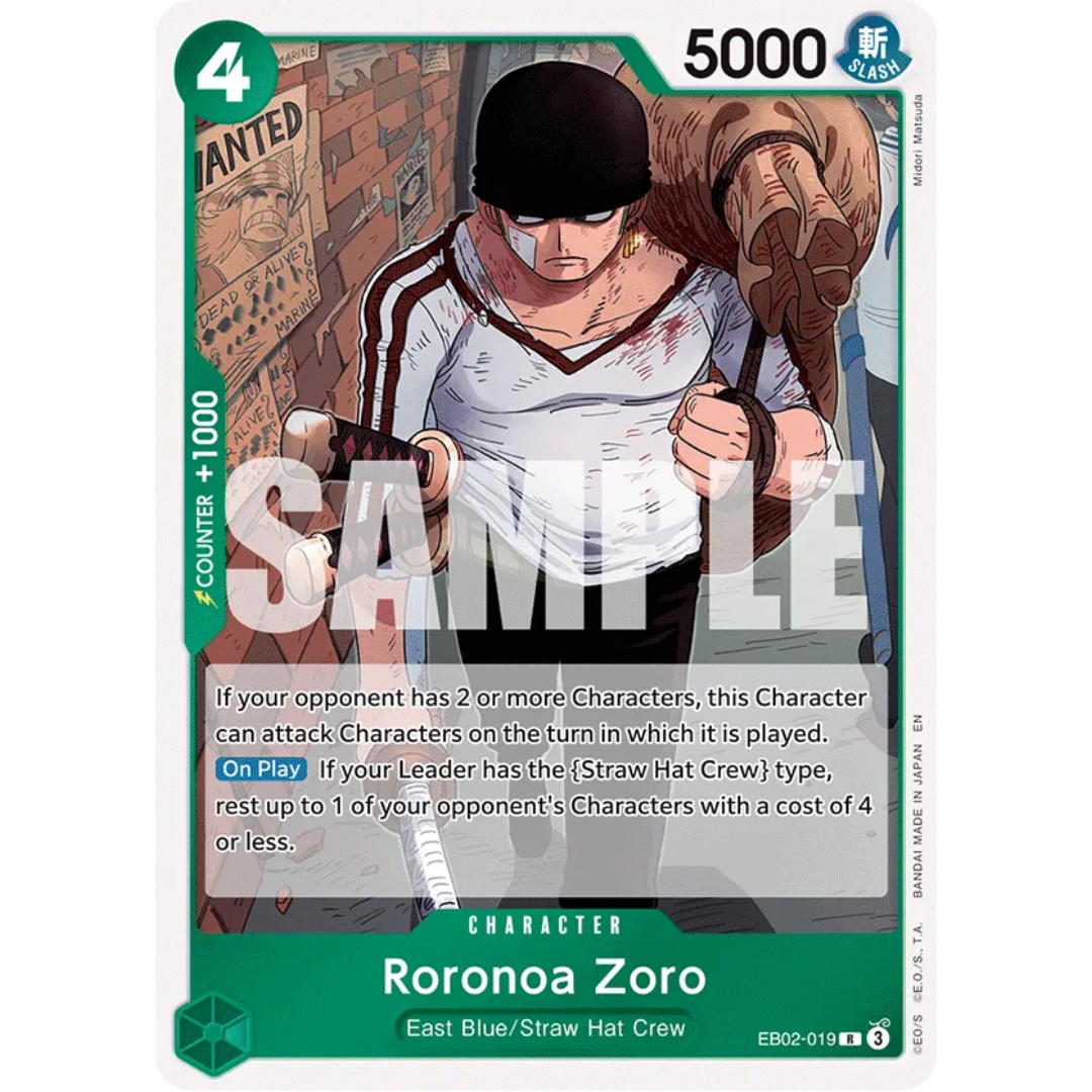 Roronoa Zoro (EB02-019) - Extra Booster: Anime 25th Collection Foil