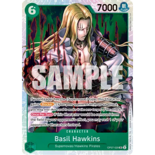 Basil Hawkins - OP07-029 (Reprint) (OP07-029) - Premium Booster -The Best- Vol. 2 Foil