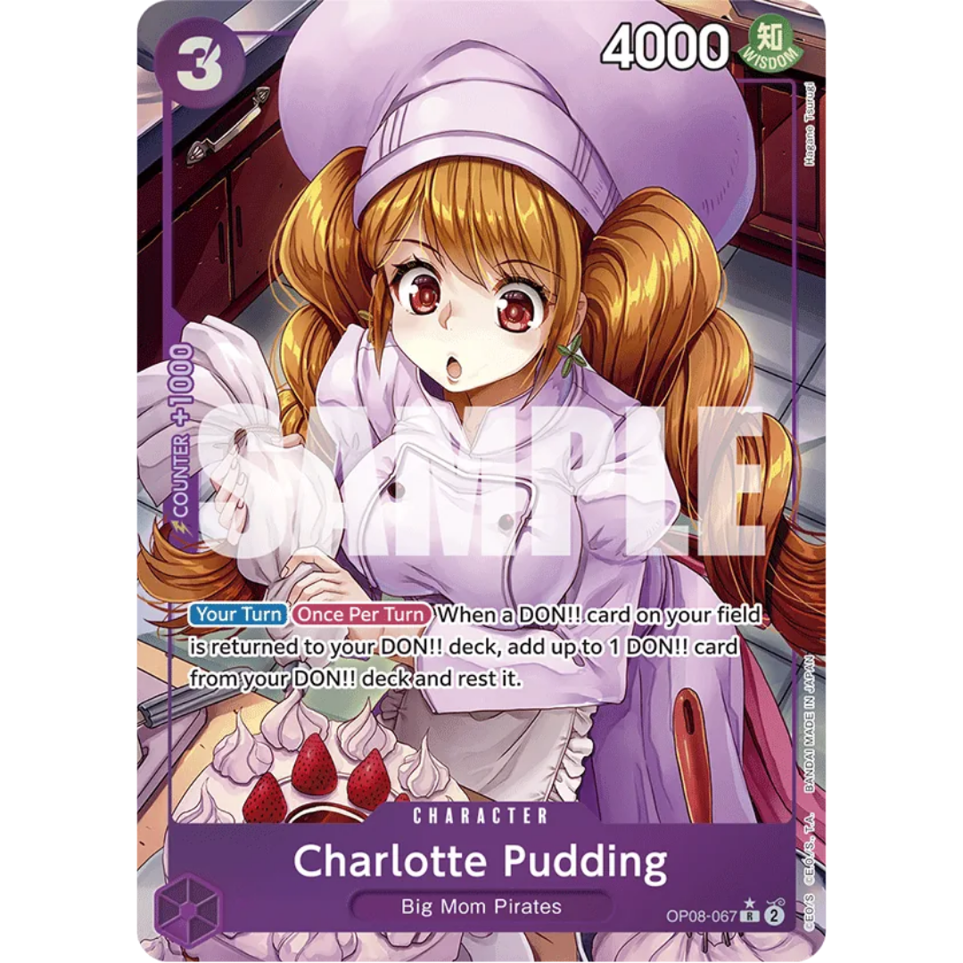 Charlotte Pudding (067) (Parallel) (OP08-067) - Two Legends Foil