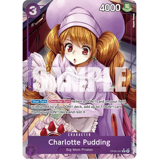 Charlotte Pudding (067) (Parallel) (OP08-067) - Two Legends Foil