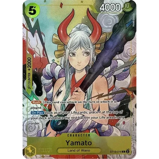 Yamato (Illustration Box Vol.1) (ST13-016) - One Piece Promotion Cards Foil