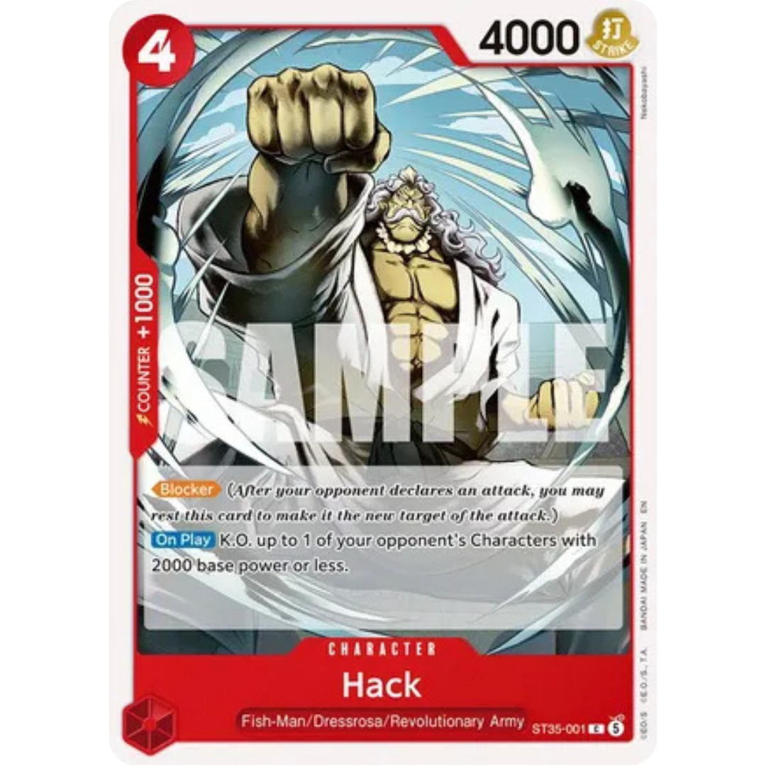 Hack (ST35-001) - Starter Deck 35: RED/BLACK Sabo