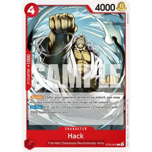 Hack (ST35-001) - Starter Deck 35: RED/BLACK Sabo