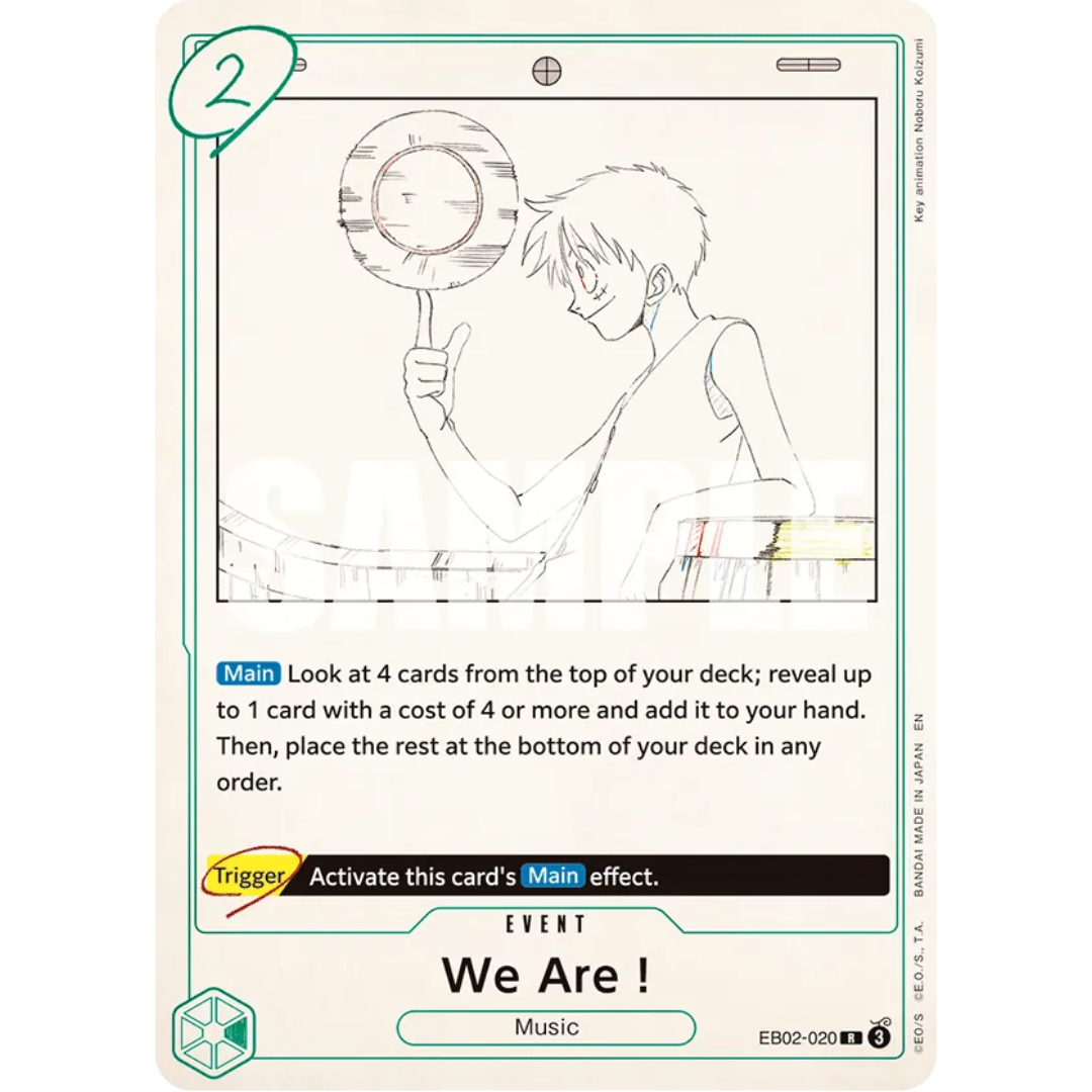 We Are! (EB02-020) - Extra Booster: Anime 25th Collection Foil