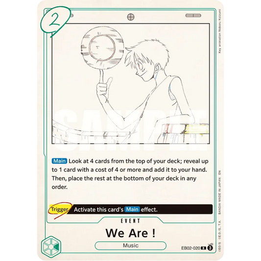 We Are! (EB02-020) - Extra Booster: Anime 25th Collection Foil
