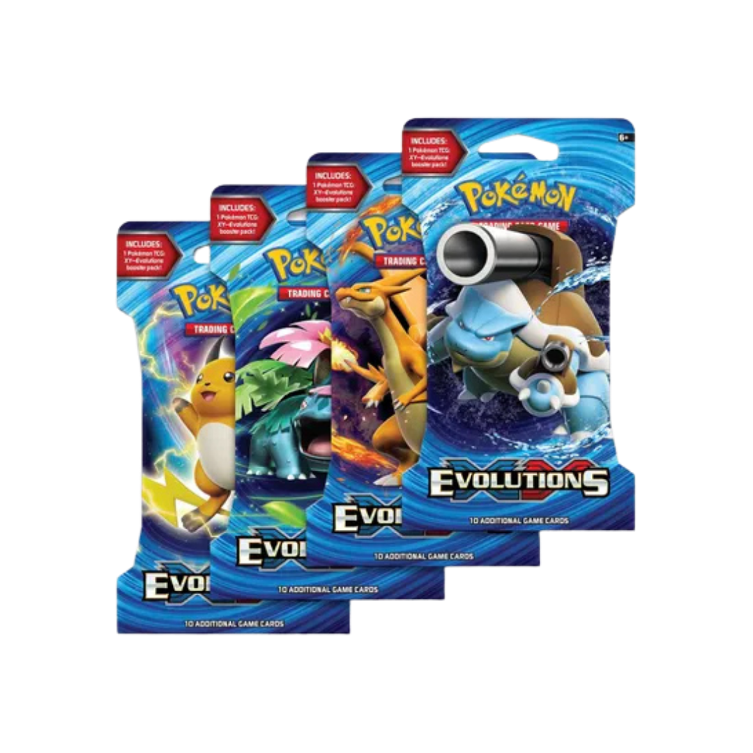 Evolutions Sleeved Booster Pack Art Bundle [Set of 4]