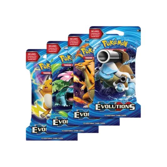 Evolutions Sleeved Booster Pack Art Bundle [Set of 4]