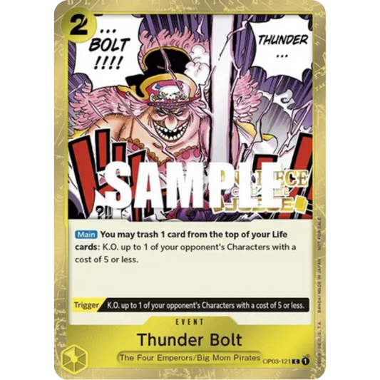 Thunder Bolt (Judge Pack Vol. 2) (OP03-121) - One Piece Promotion Cards Foil