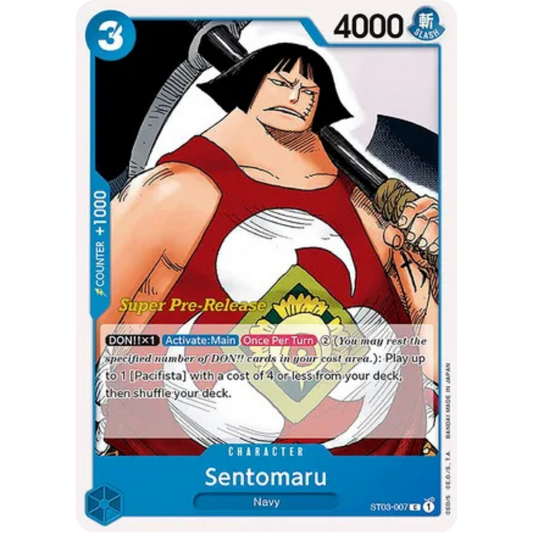 Sentomaru (ST03-007) - Super Pre-Release Starter Deck 3: The Seven Warlords of the Sea