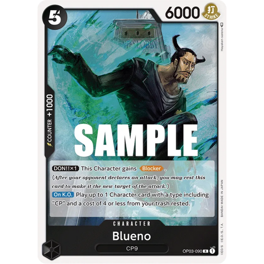 Blueno (OP03-090) - Pillars of Strength Foil