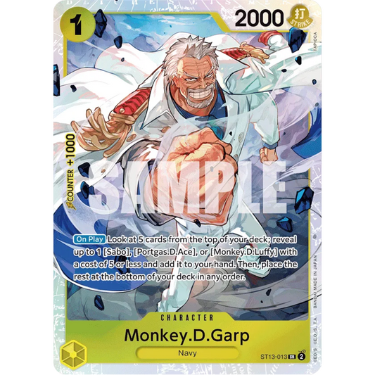 Monkey.D.Garp (ST13-013) - Ultra Deck: The Three Brothers Foil