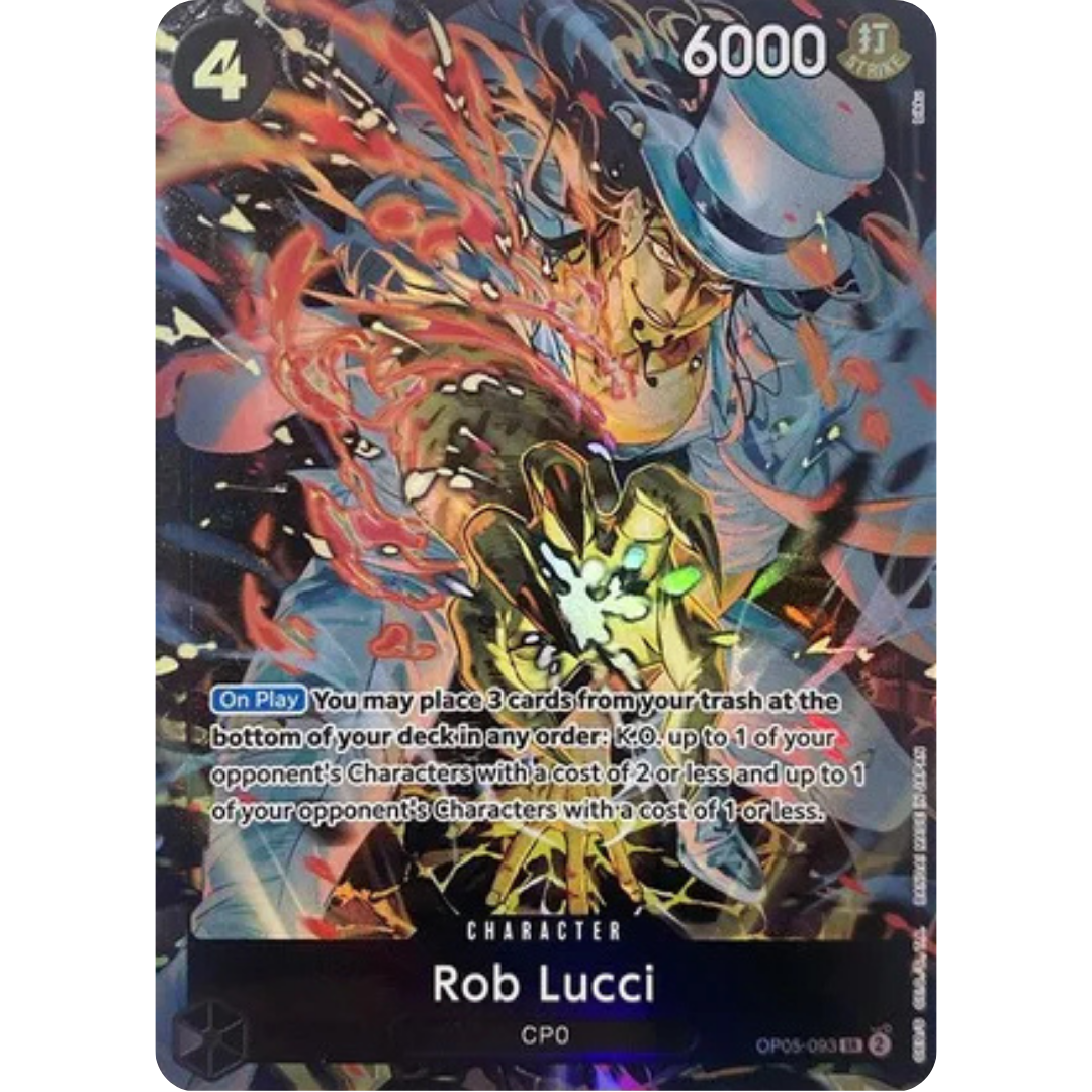 Rob Lucci (Illustration Box EX) (OP05-093) - One Piece Promotion Cards Foil
