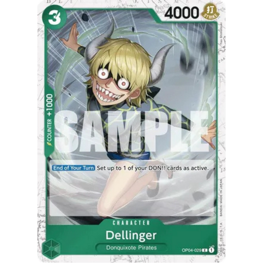 Dellinger (Jolly Roger Foil) (OP04-029) - Premium Booster -The Best- Foil