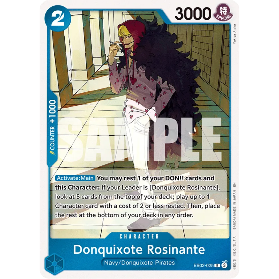 Donquixote Rosinante (EB02-025) - Extra Booster: Anime 25th Collection Foil