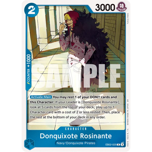 Donquixote Rosinante (EB02-025) - Extra Booster: Anime 25th Collection Foil