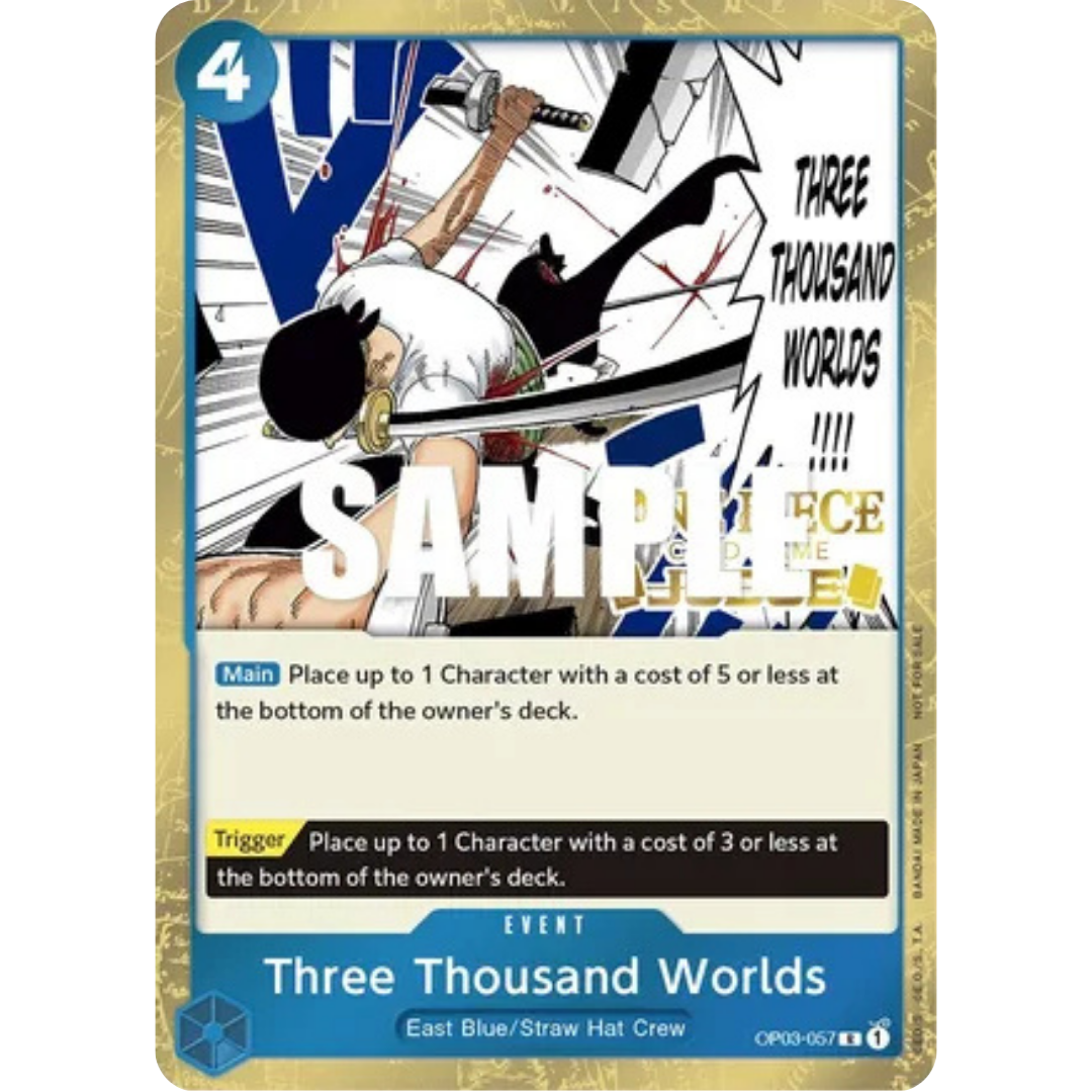 Three Thousand Worlds (Judge Pack Vol. 2) (OP03-057) - One Piece Promotion Cards Foil