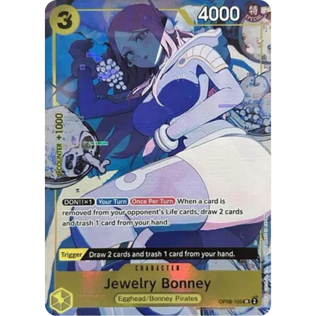 Jewelry Bonney (Illustration Box EX) (OP08-105) - One Piece Promotion Cards Foil