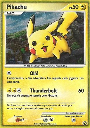 Pikachu (Portuguese) 0PW  - Holofoil Pikachu World Collection Promos - Promo