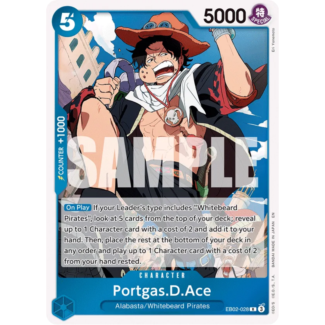 Portgas.D.Ace (EB02-028) - Extra Booster: Anime 25th Collection Foil