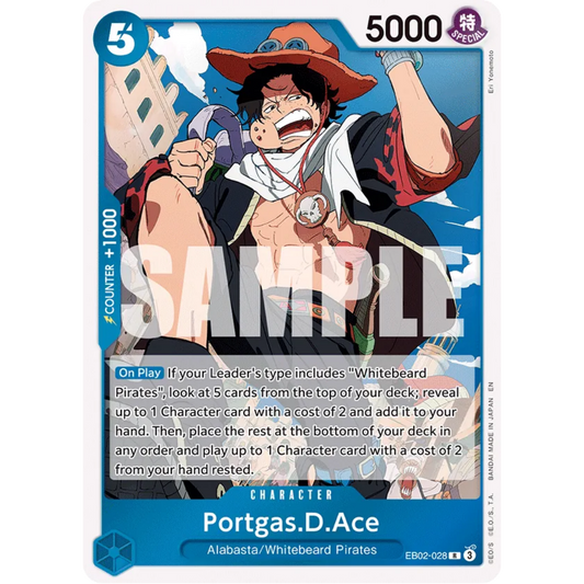 Portgas.D.Ace (EB02-028) - Extra Booster: Anime 25th Collection Foil