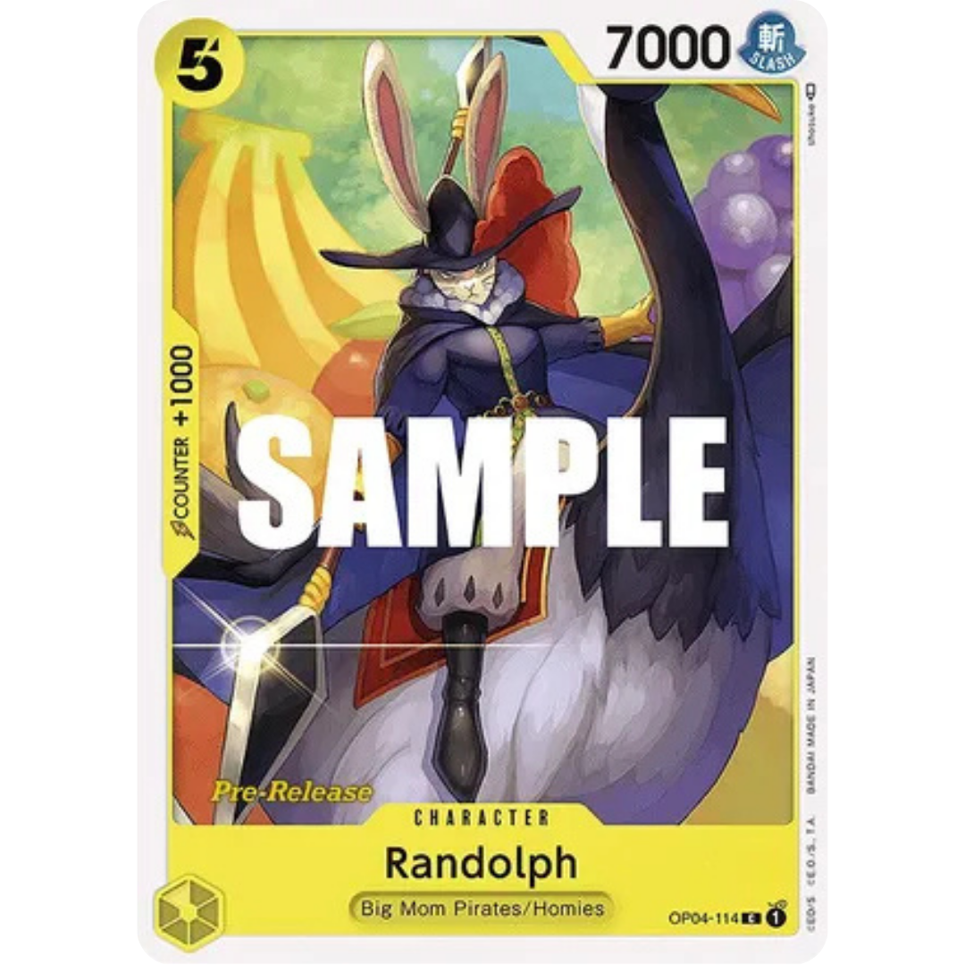 Randolph (OP04-114) - Kingdoms of Intrigue Pre-Release Cards