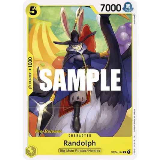 Randolph (OP04-114) - Kingdoms of Intrigue Pre-Release Cards