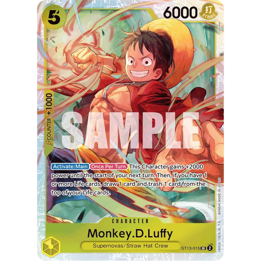 Monkey.D.Luffy (015) (ST13-015) - Ultra Deck: The Three Brothers Foil