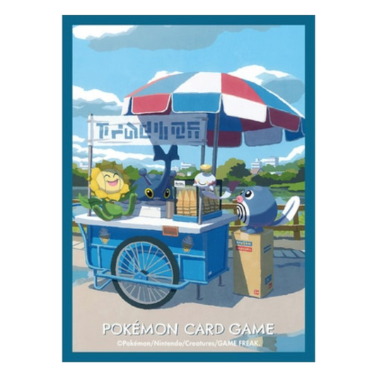 Card Sleeves - Heracross Kitakami Stall (64-Pack) (Pokemon Center Japan Exclusive)