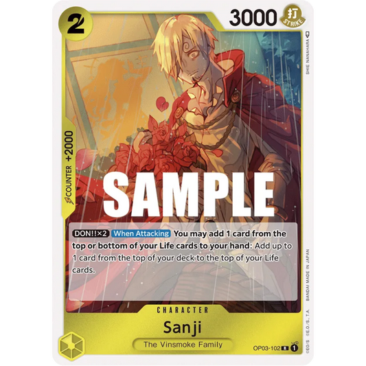 Sanji (OP03-102) - Pillars of Strength Foil