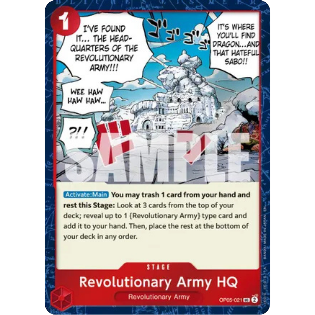 Revolutionary Army HQ (Pirate Foil) (OP05-021) - Premium Booster -The Best- Vol. 2 Foil