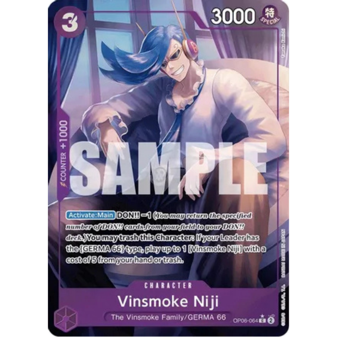 Vinsmoke Niji (OP06-064) (Full Art) (OP06-064) - Premium Booster -The Best- Foil