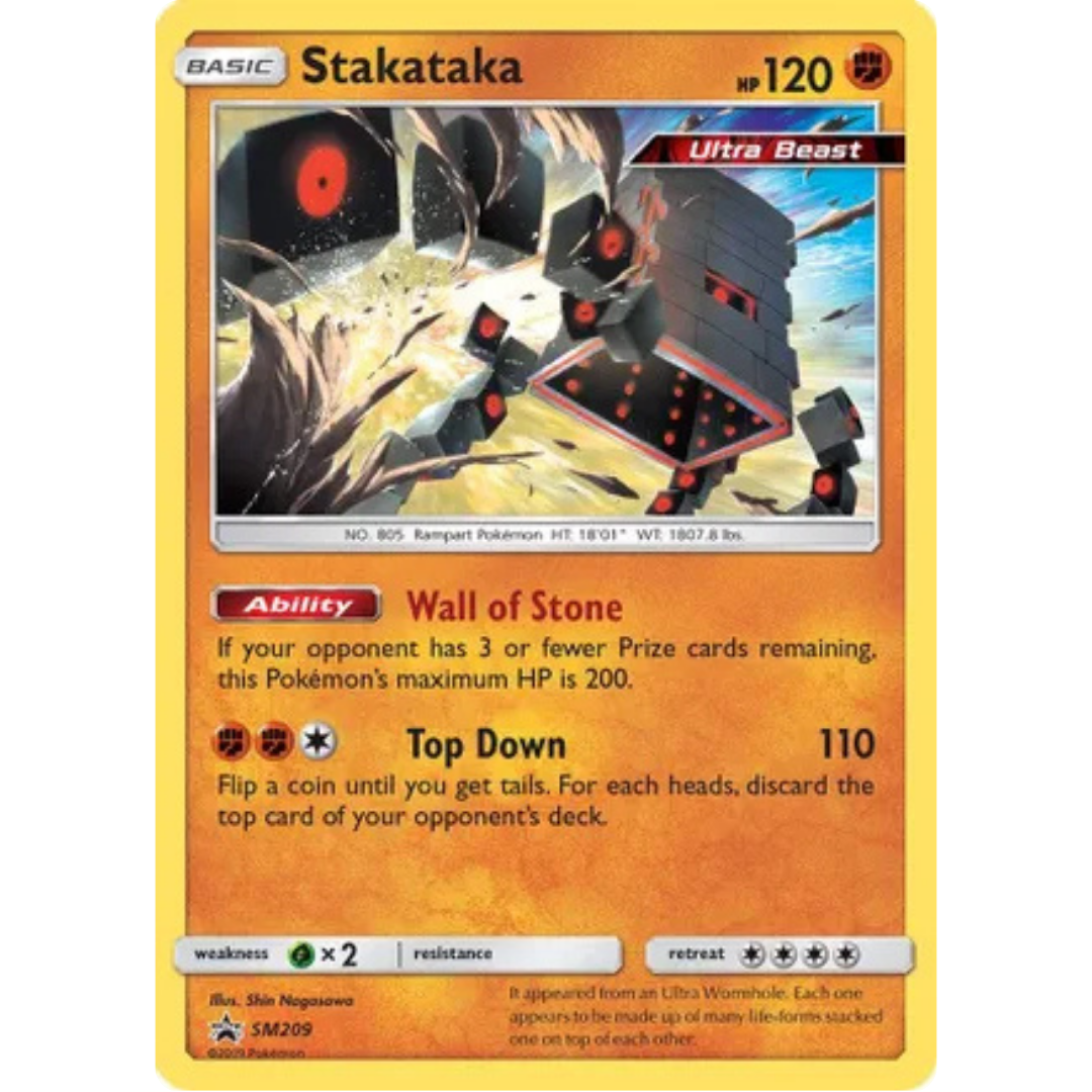 Stakataka SM209  - Holofoil SM Promos - Promo