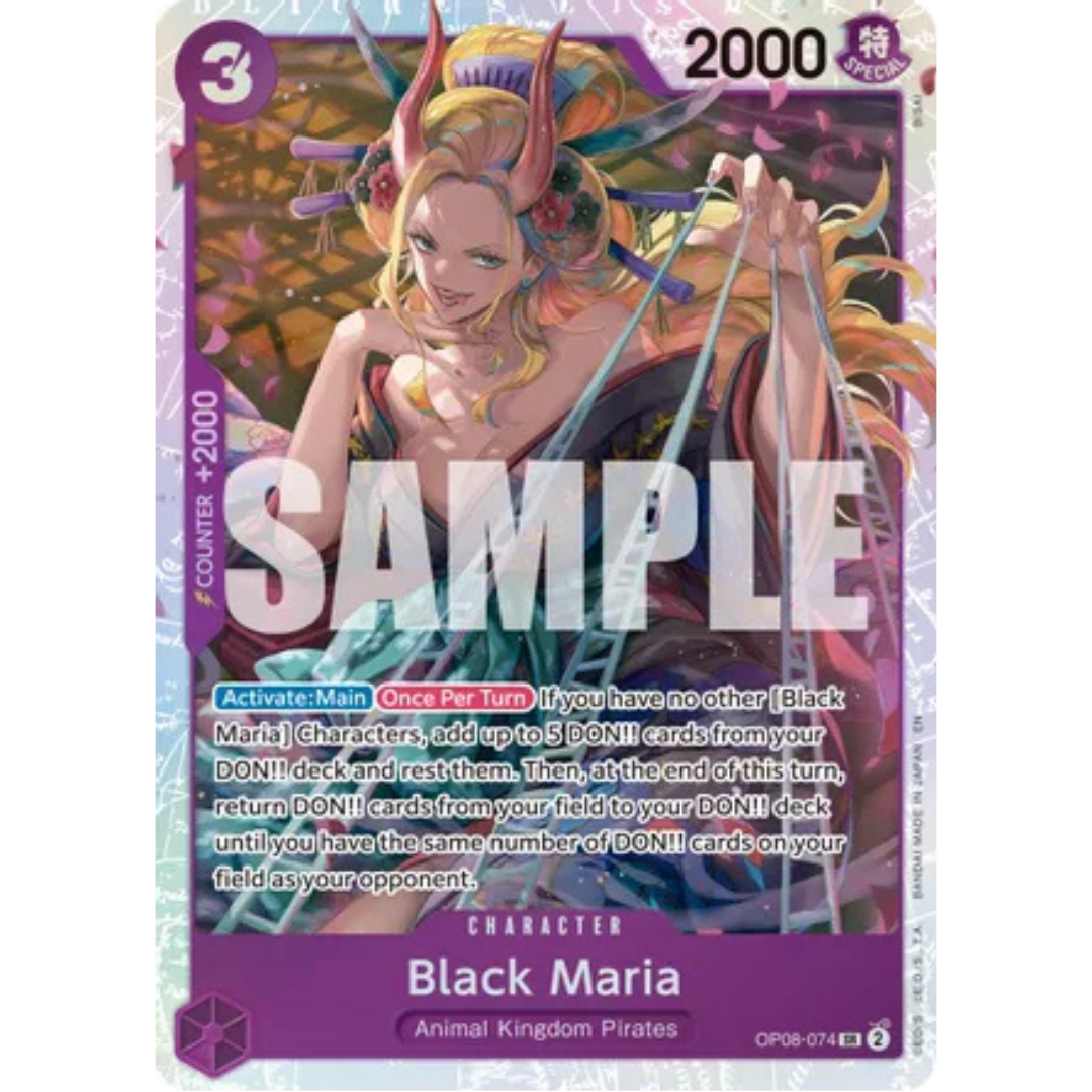 Black Maria (Reprint) (OP08-074) - Premium Booster -The Best- Vol. 2 Foil