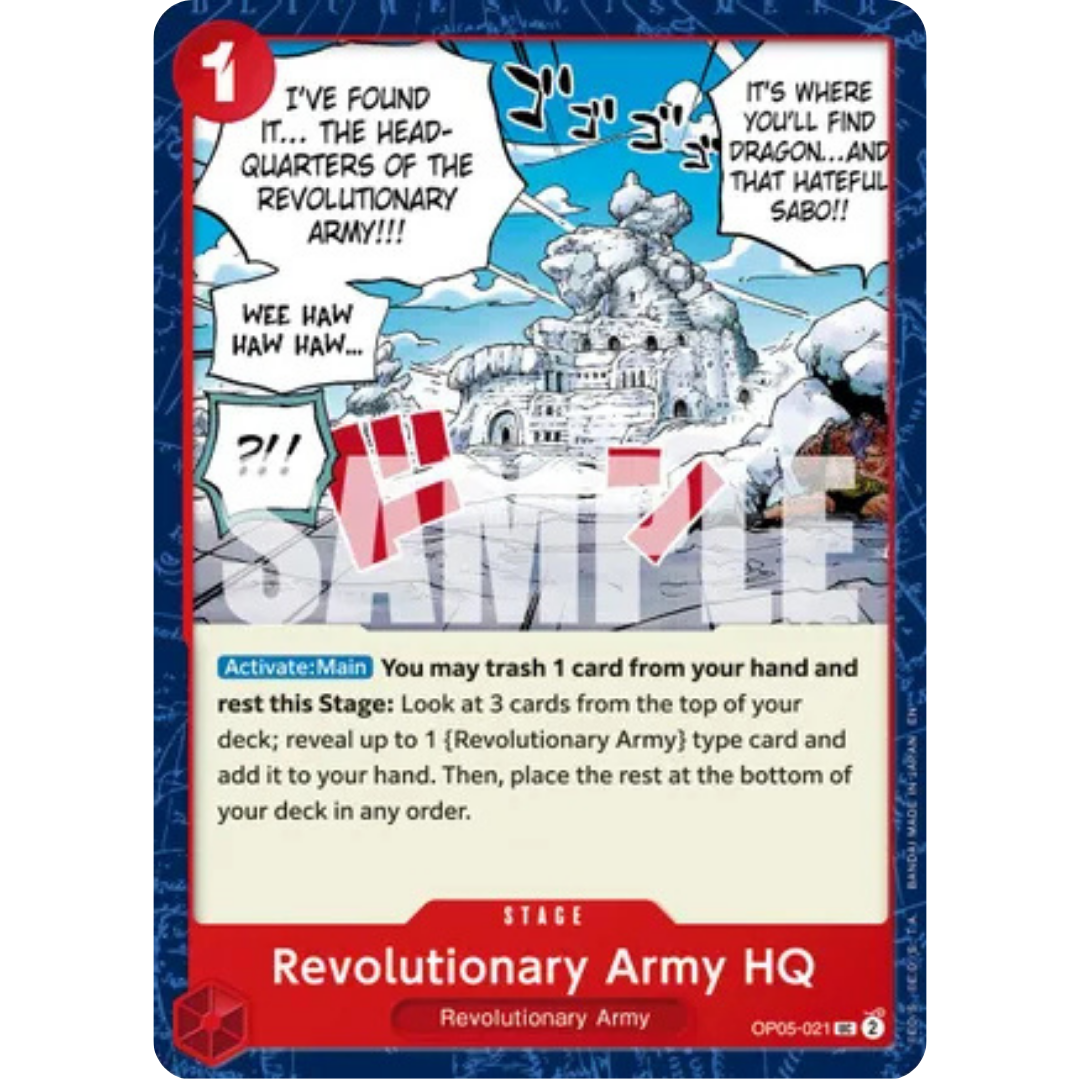 Revolutionary Army HQ (Reprint) (OP05-021) - Premium Booster -The Best- Vol. 2