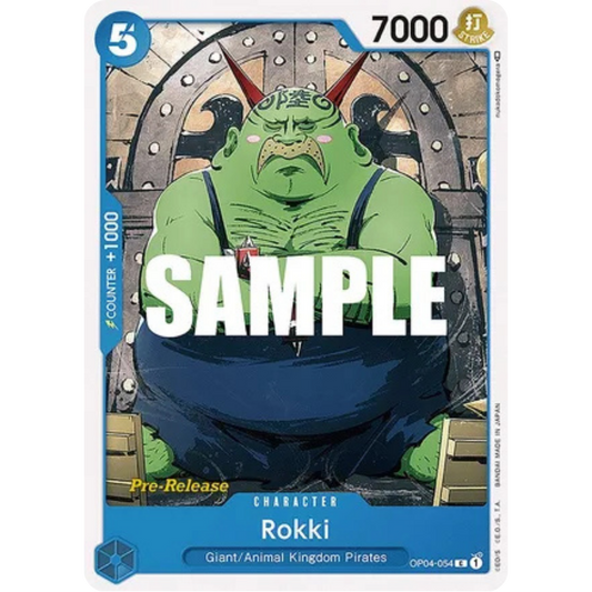 Rokki (OP04-054) - Kingdoms of Intrigue Pre-Release Cards