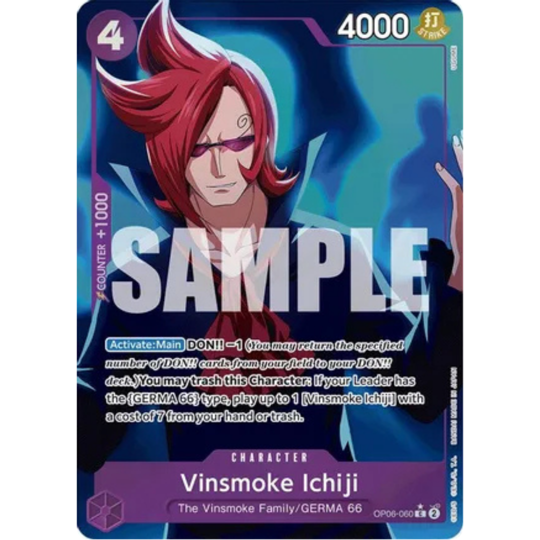 Vinsmoke Ichiji (OP06-060) (Full Art) (OP06-060) - Premium Booster -The Best- Foil