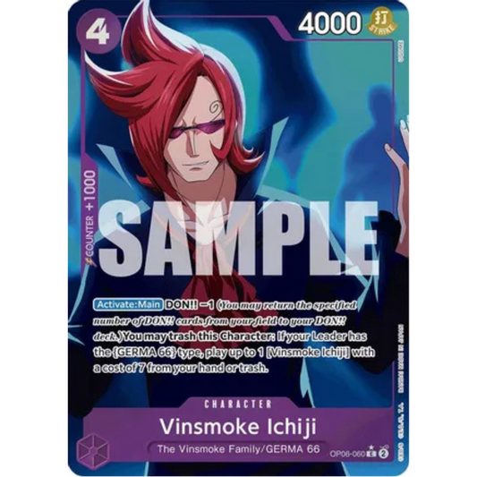 Vinsmoke Ichiji (OP06-060) (Full Art) (OP06-060) - Premium Booster -The Best- Foil