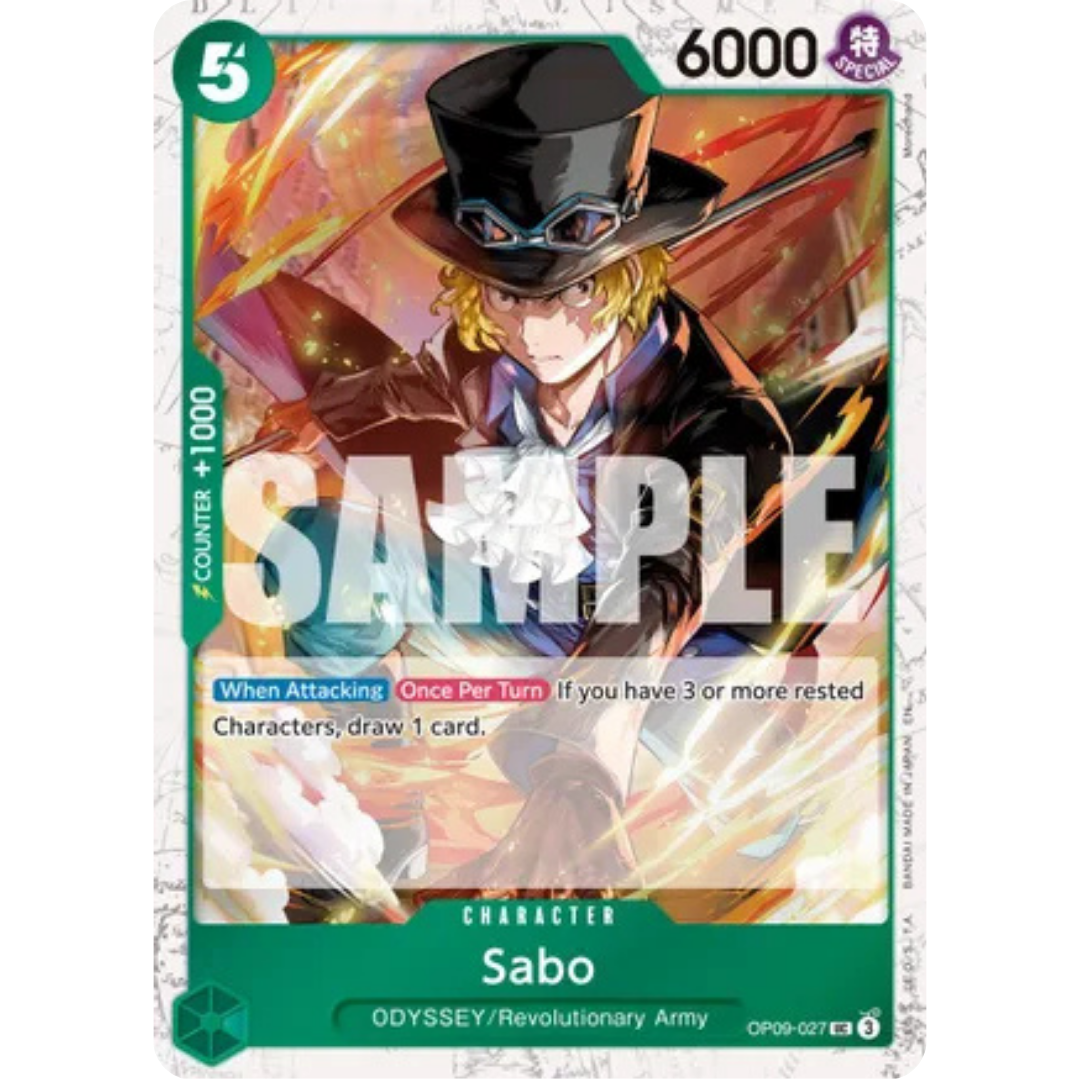 Sabo - OP09-027 (Pirate Foil) (OP09-027) - Premium Booster -The Best- Vol. 2 Foil