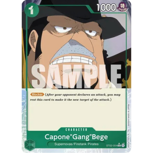 Capone"Gang"Bege (ST02-004) (Full Art) (ST02-004) - Premium Booster -The Best- Foil