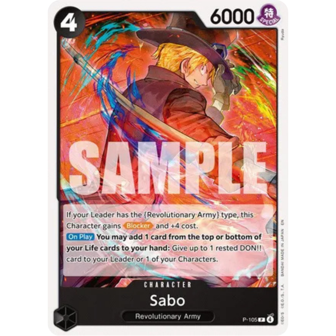 Sabo (P-105) (P-105) - Starter Deck 35: RED/BLACK Sabo