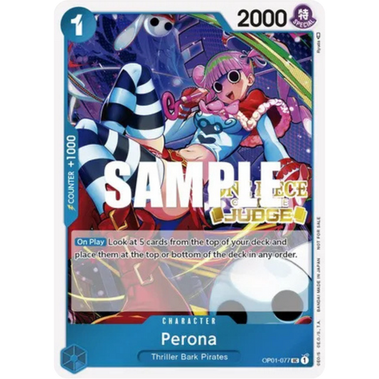 Perona (Judge Pack Vol. 2) (OP01-077) - One Piece Promotion Cards Foil