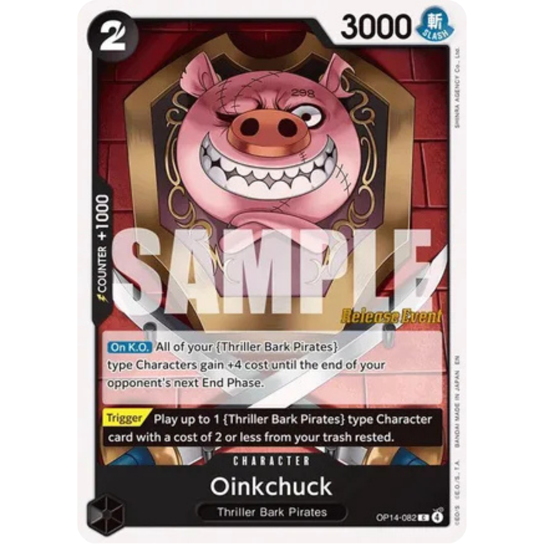 Oinkchuck (OP14-082) - The Azure Sea's Seven Release Event Cards