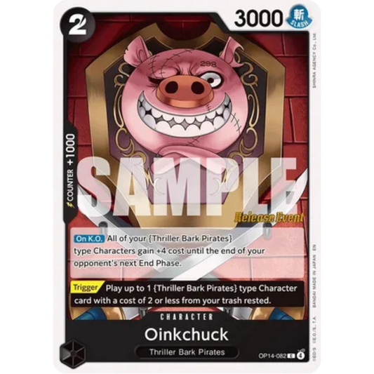 Oinkchuck (OP14-082) - The Azure Sea's Seven Release Event Cards