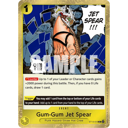 Gum-Gum Jet Spear (ST13-018) - Ultra Deck: The Three Brothers Foil