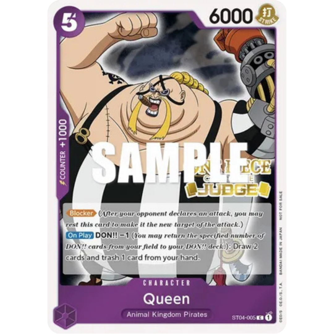 Queen (Judge Pack Vol. 2) (ST04-005) - One Piece Promotion Cards Foil