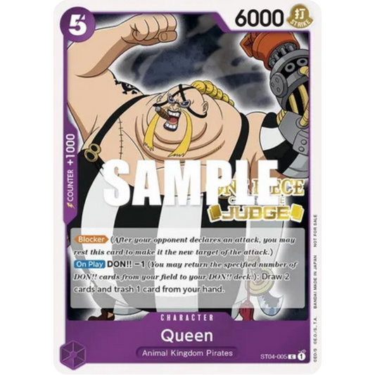 Queen (Judge Pack Vol. 2) (ST04-005) - One Piece Promotion Cards Foil