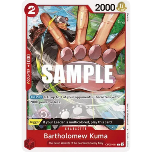Bartholomew Kuma (OP05-011) - Awakening of the New Era