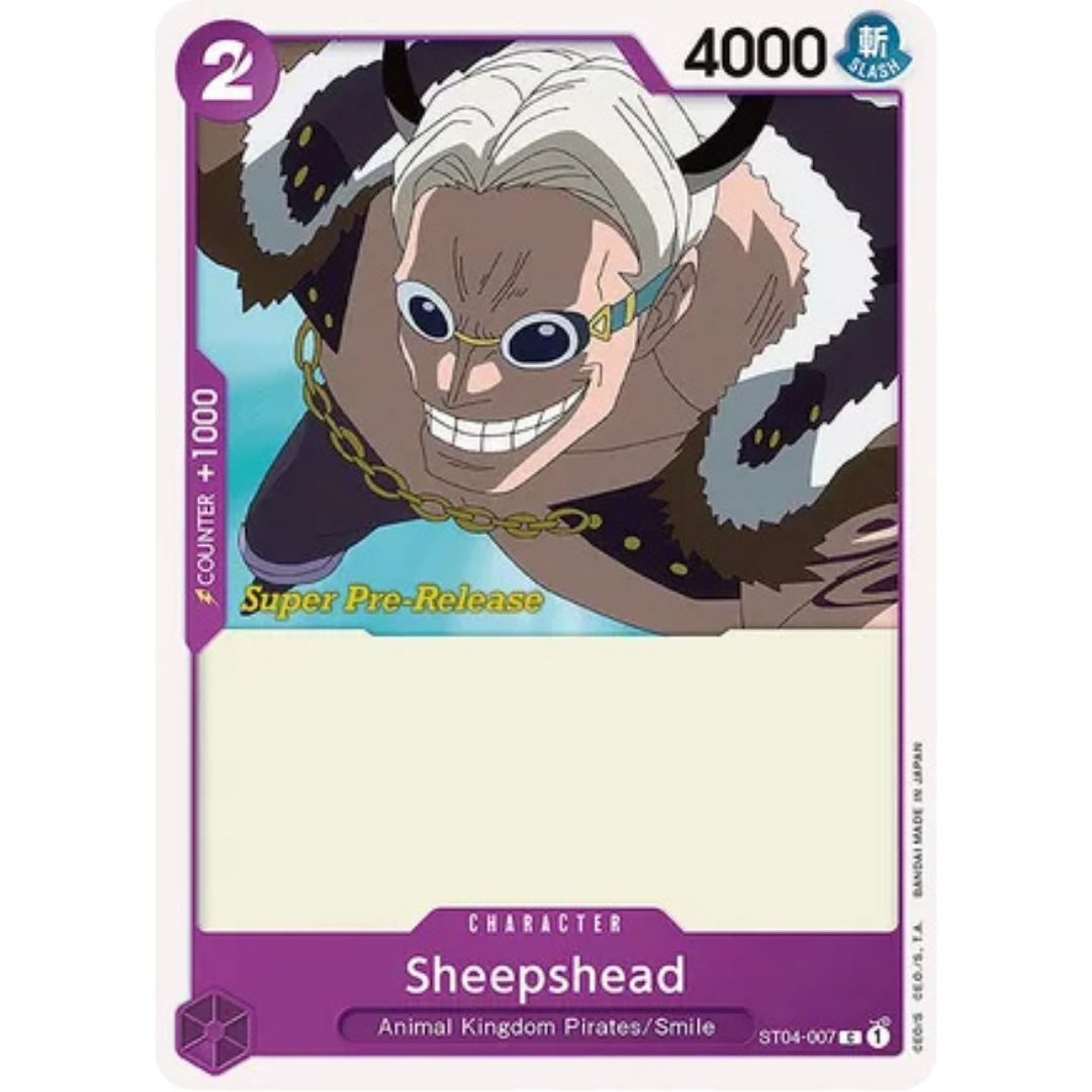 Sheepshead (ST04-007) - Super Pre-Release Starter Deck 4: Animal Kingdom Pirates